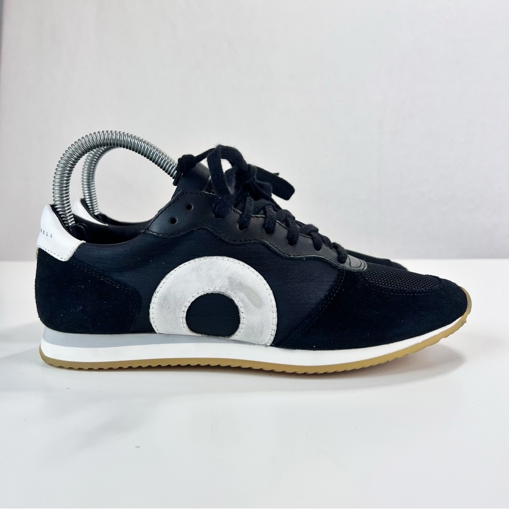 Oliver Cabell Runner Sneakers in Daybreak Size 38 Black‎ and White Distressed